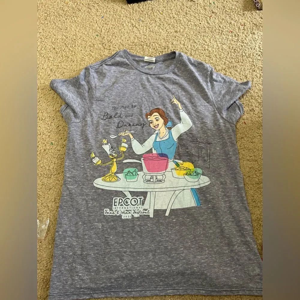 Disney Epcot Belle International Food and Wine Festival 2021 Tshirt